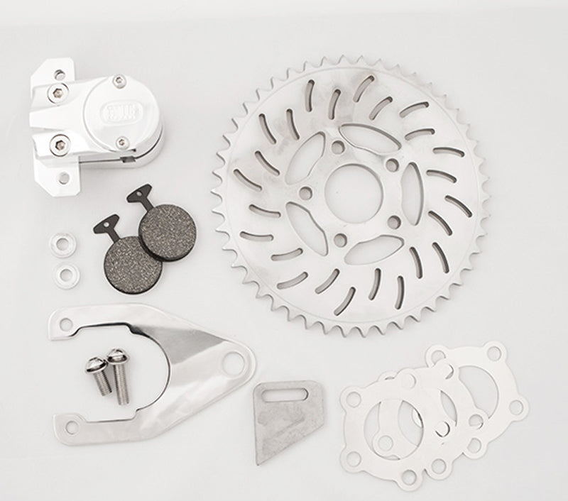 Sprocket brake 2 pistons, complete kit 46 teeth